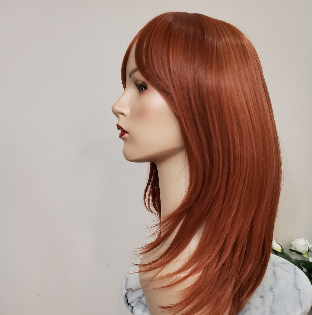 Stunning Natural Auburn Wig